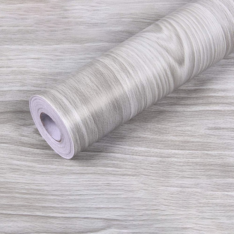 Peel and Stick Wallpaper Wood Shelf Liner Removable Contact Paper