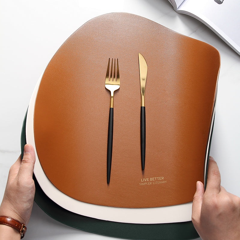 Placemat Leather Coaster Tableware Pad Table Mat Heat Pad
