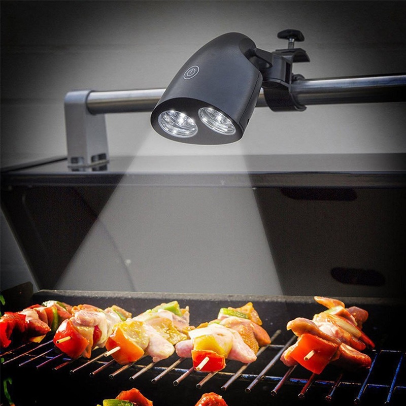 Portable Bright LED Lights BBQ Grill Light with Handle Mount Clip