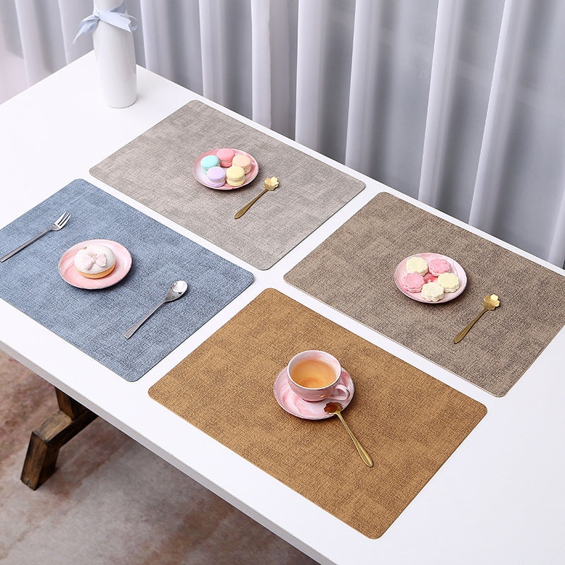 Rectangle Place Mat Tableware Pad Waterproof Heat Insulation Pad