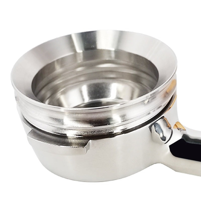 Stainless Steel Intelligent Dosing Ring Brewing Bowl Coffee Powder