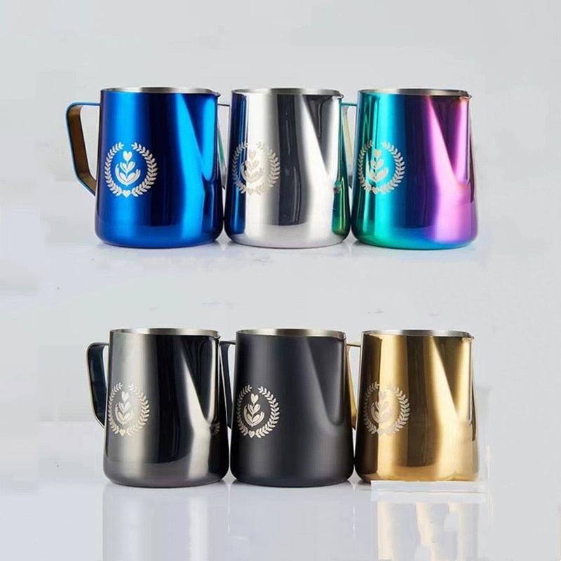 Stainless Steel Manual Motta Milk Jug Frother Latte Art Cup