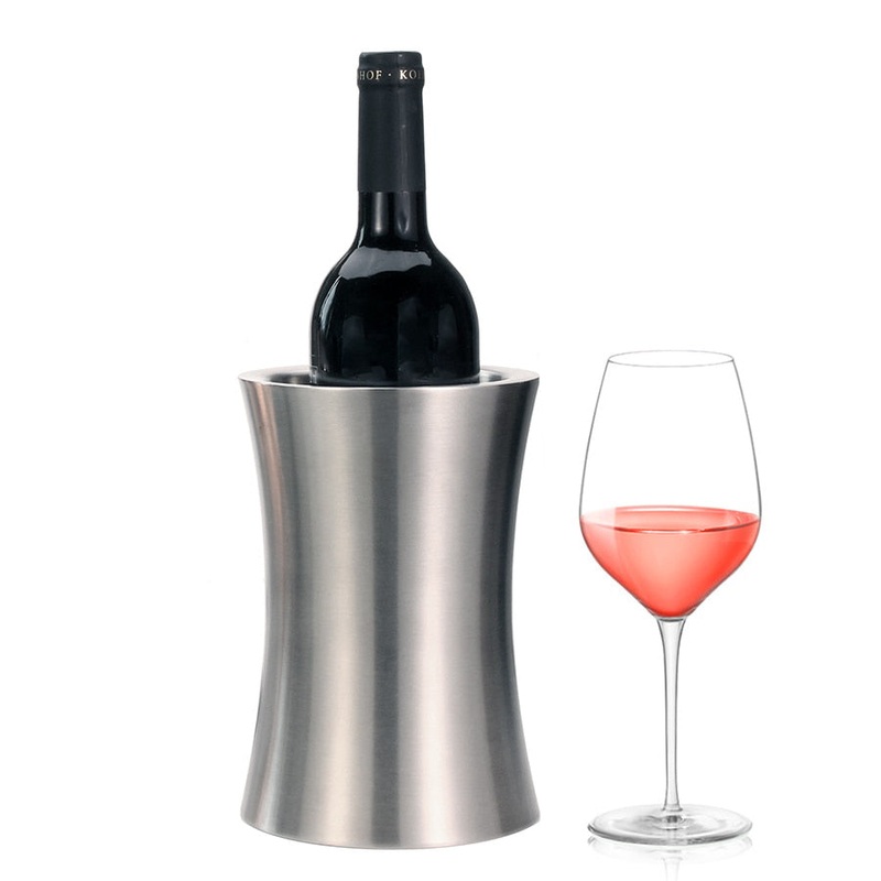 Stainless Steel Wine Bottle Cooler Chiller Wine Accessory