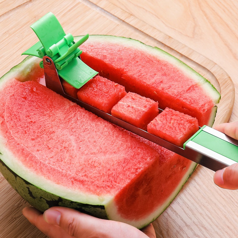 Watermelon Cutter Stainless Steel Windmill Design Cut Kitchen Gadgets