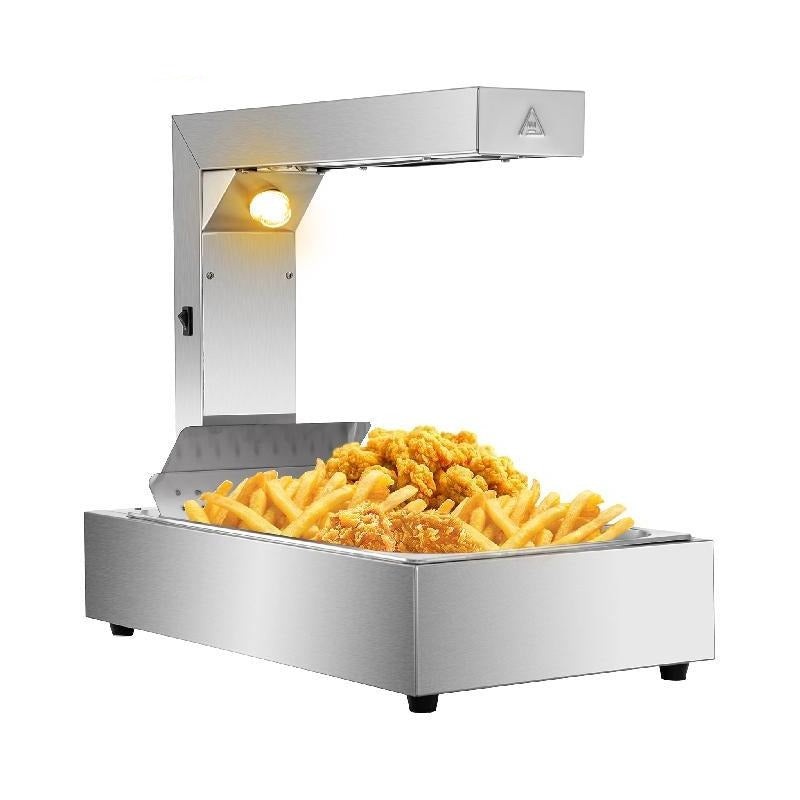 Commercial Durable French Fry Warmer Dump Station Heat Lamp