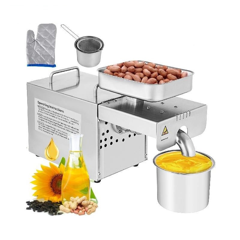 Electric Oil Extractor Automatic Oil Press Machine for Commercial Use