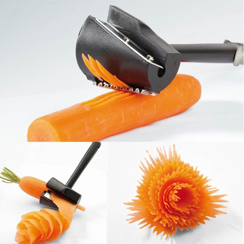 Kitchen Accessory Vegetable Slicer Roll Decorative Cutter Slicer