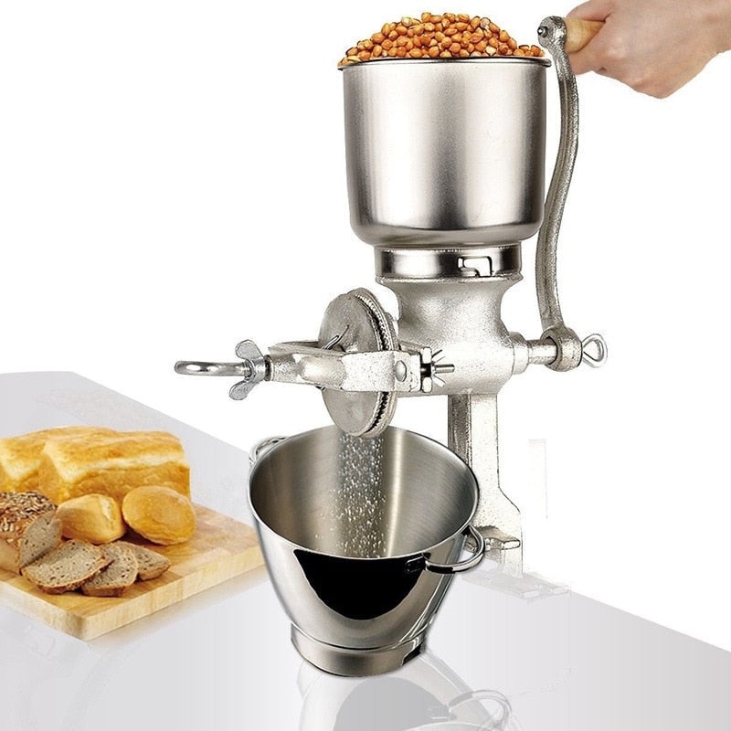 Portable Home Grain Grinder Corn Manual Wheat Grinding Miller
