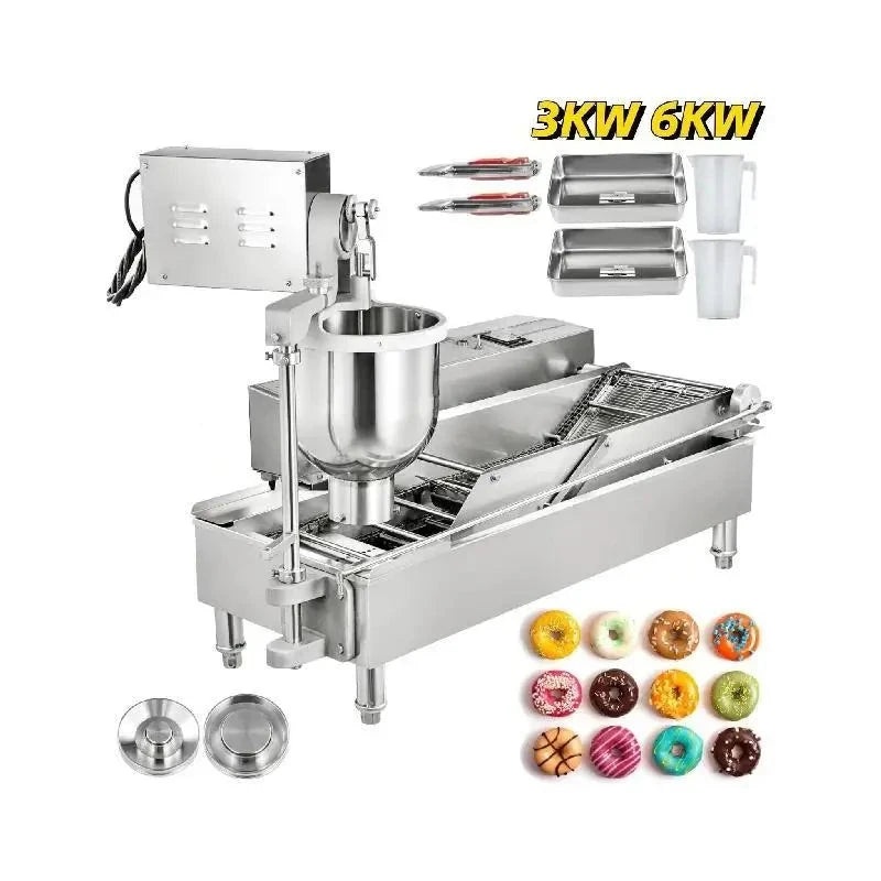 Commercial Automatic Donut Making Machine 3 Sizes Doughnut Maker