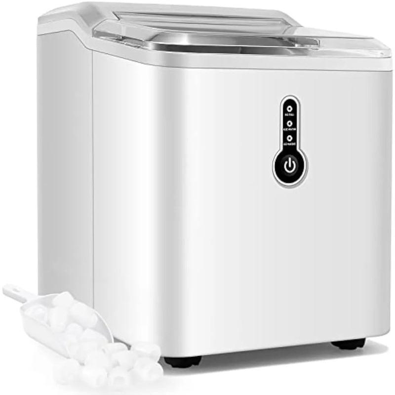 Countertop Ice Maker Thick Bullet-Shaped Ice Ready Portable Ice Maker