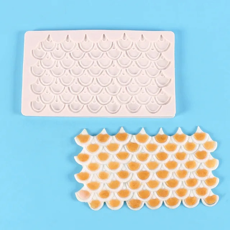 Flower Fondant Cake Edge Decoration Silicone Mold DIY Baking Tools