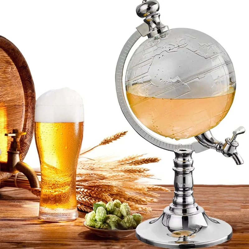 Globe Decanter Drink Dispenser Home Bar Liquor Dispenser Decanter