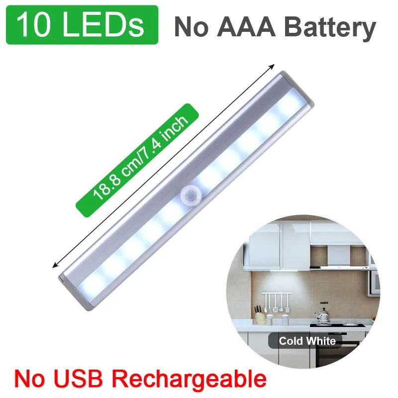 Light LED Lights With PIR Motion Sensor Light Smart Lamp For Kitchen