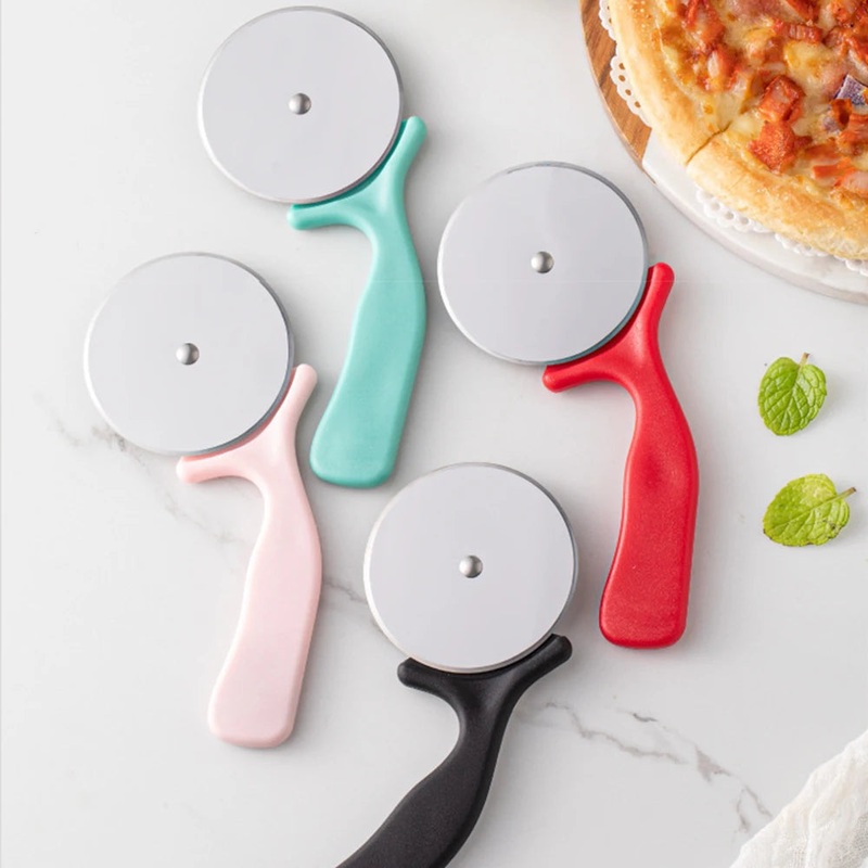 Pizza Cutter Circular Stainless Steel Pizza Wheel Cutter Cake Maker