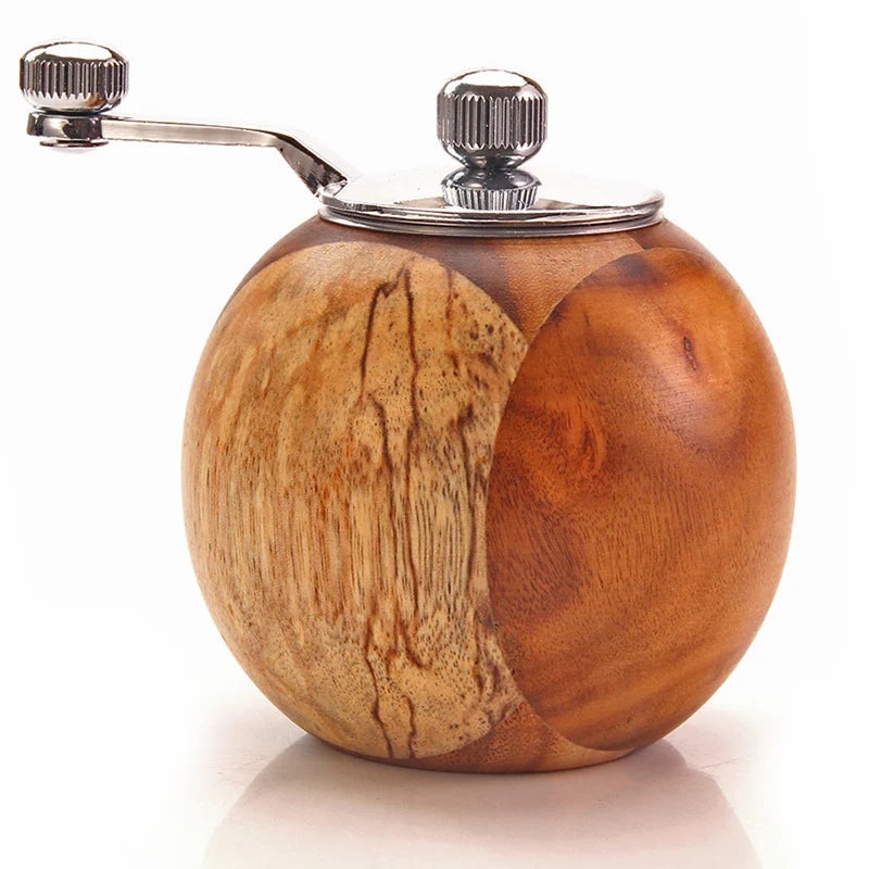 Salt and Pepper Mills Wood Pepper Grinders With Adjustable Coarseness