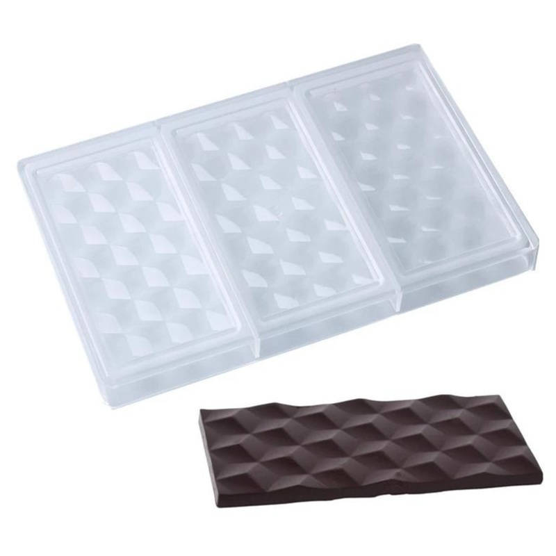 3D Cubes Polycarbonate Chocolate Bars Mold