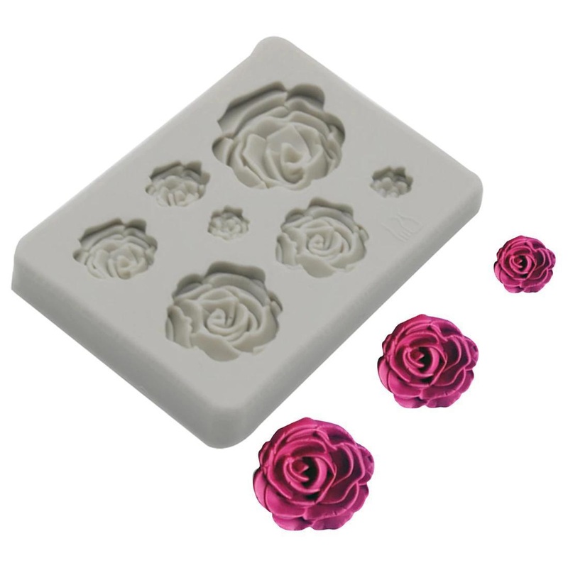 Rose Flower Silicone Decoration Mold Tools