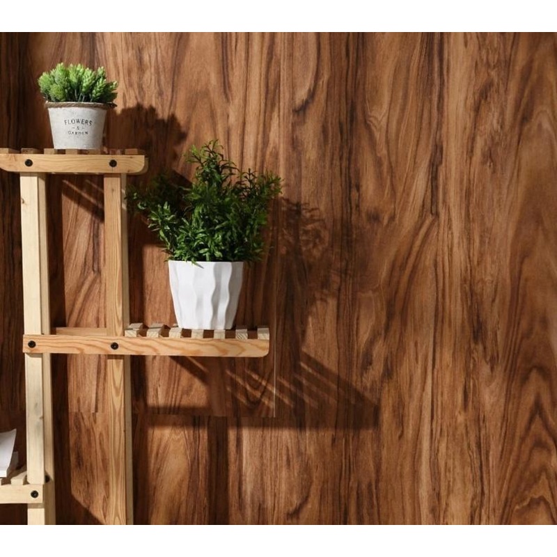 Thickened Wood Grain Self-adhesive Wallpaper