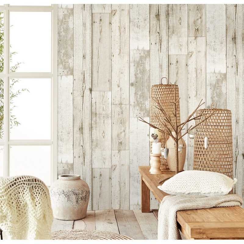 3D Wallpaper Wood Panel Wallpaper