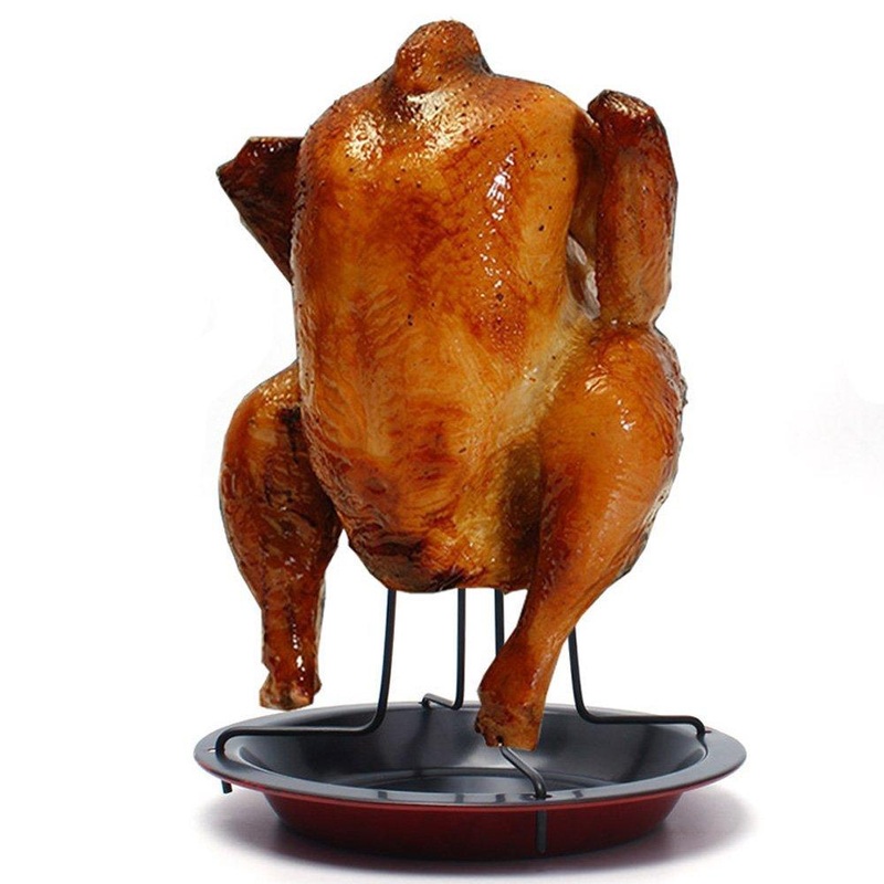 Chicken Grill Rack with Grill Pan