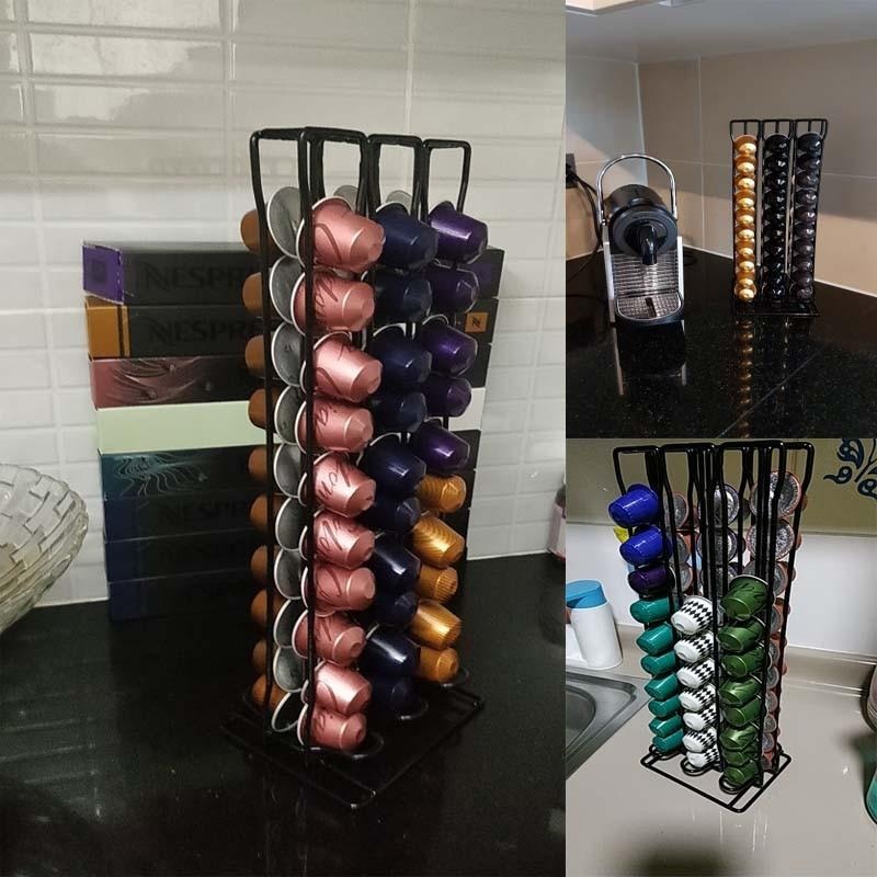 Coffee Capsule Holder Tower Stand