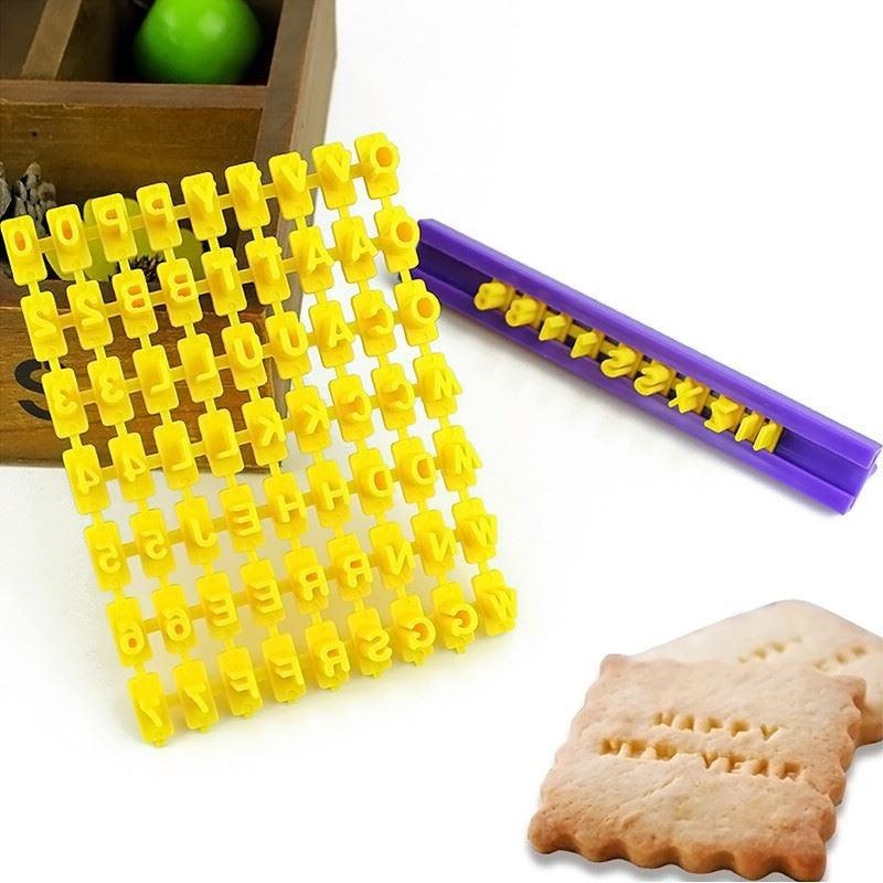 DIY Alphabet Cookie Stamps