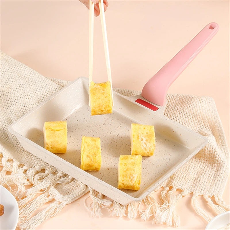 8" Aluminum Square Non Stick Frying Pan Mini Pancake Kitchen Cookware