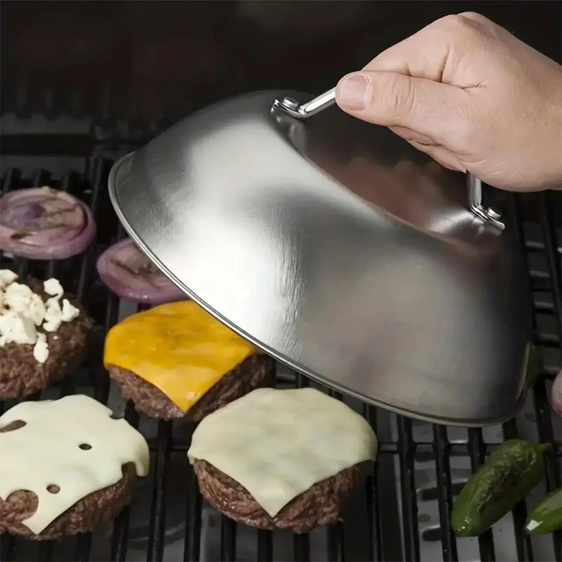 9" Stainless Steel Oven Squeegee Cover Barbecue Tools Accessory