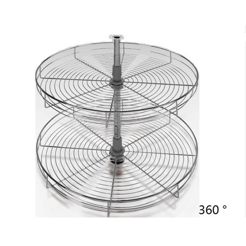 Circular Storage Organizer Rotating Space Saving Solution Rack