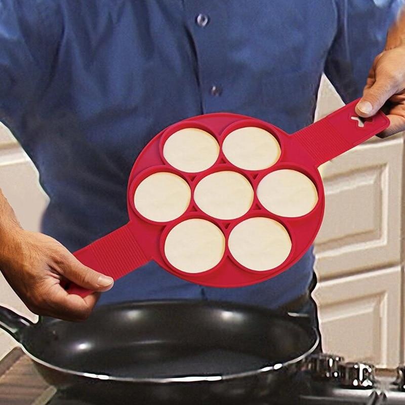Non-Stick Pancake Flip Pan Mold, Pancake Shapers