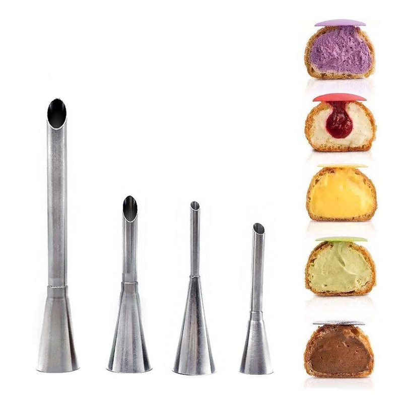Stainless Steel 4pcs Chrome clair Puff Nozzle