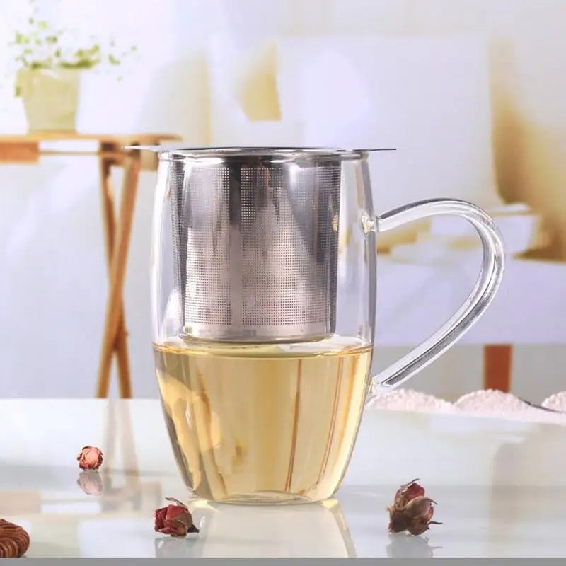 Stainless Steel Tea Leak Filter Reusable Tea Infuser Teapot Strainer