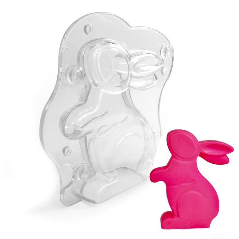 3D Rabbit Polycarbonate Chocolate Mold