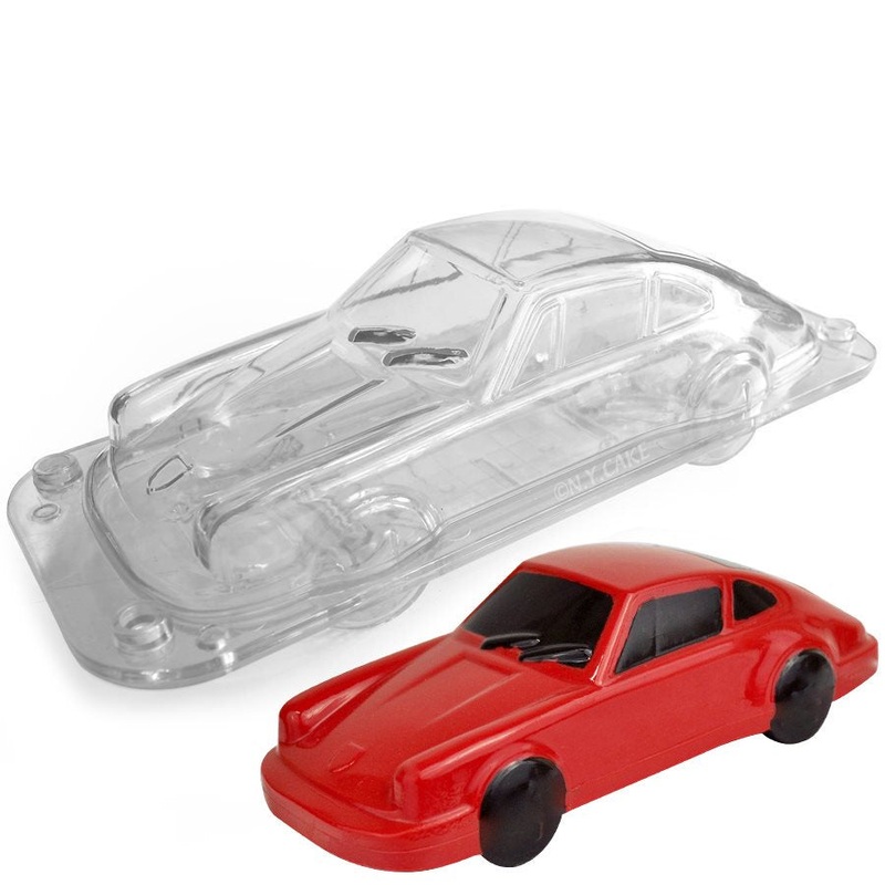 3D Race Car Polycarbonate Chocolate Mold