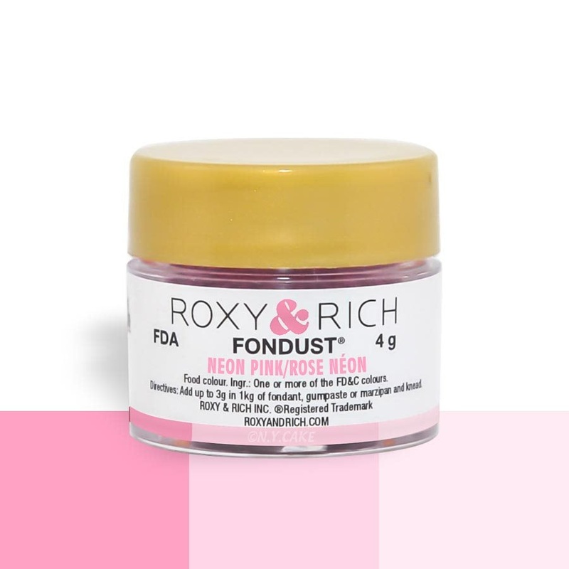 Neon Pink Fondust Food Coloring By Roxy Rich 4 gram