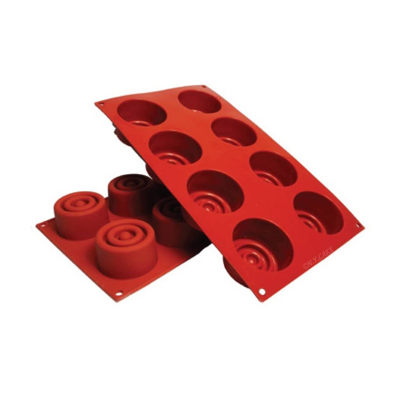 Cinnamon Roll/ Swirled Cylinder Silicone Baking Mold