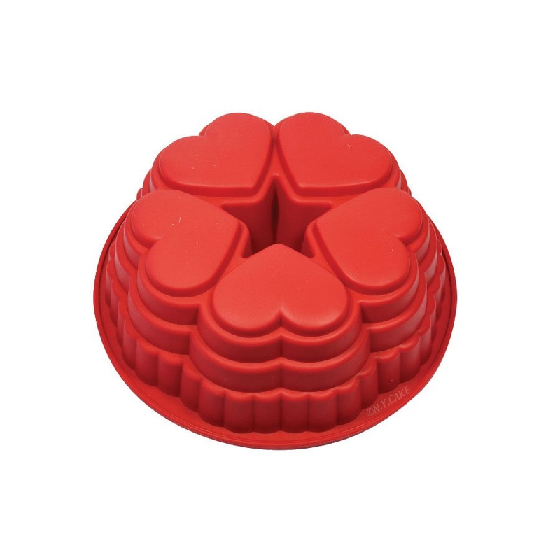Heart Bundt Silicone Baking Mold