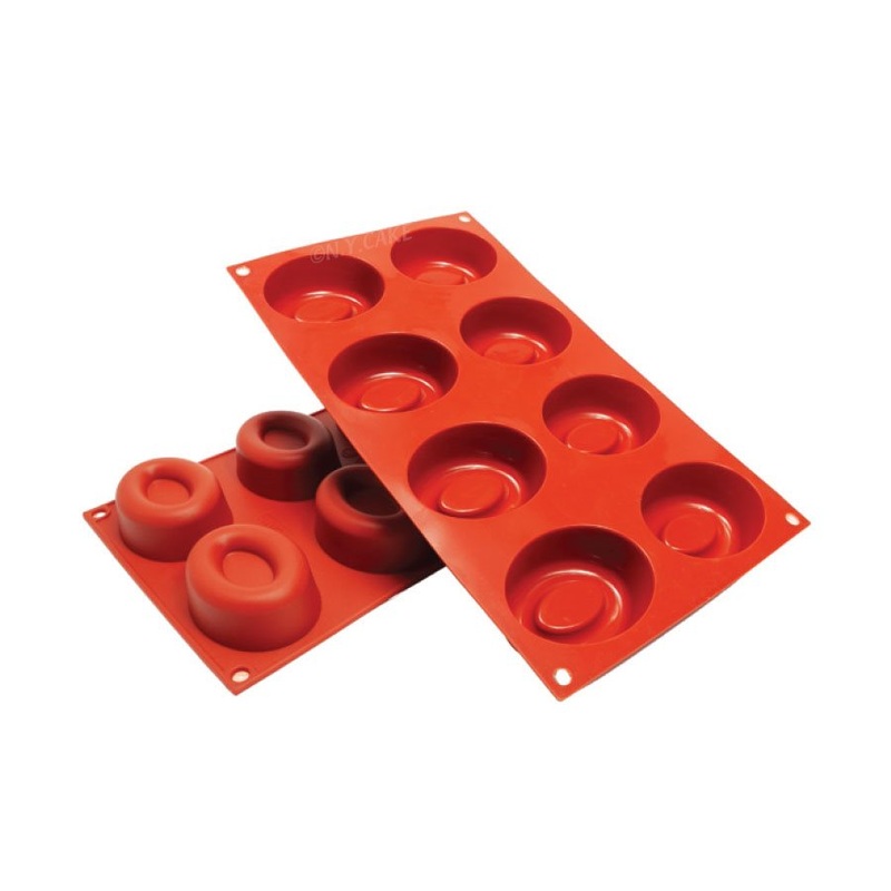 Oval Savarin Silicone Baking Mold 2.5 Ounce