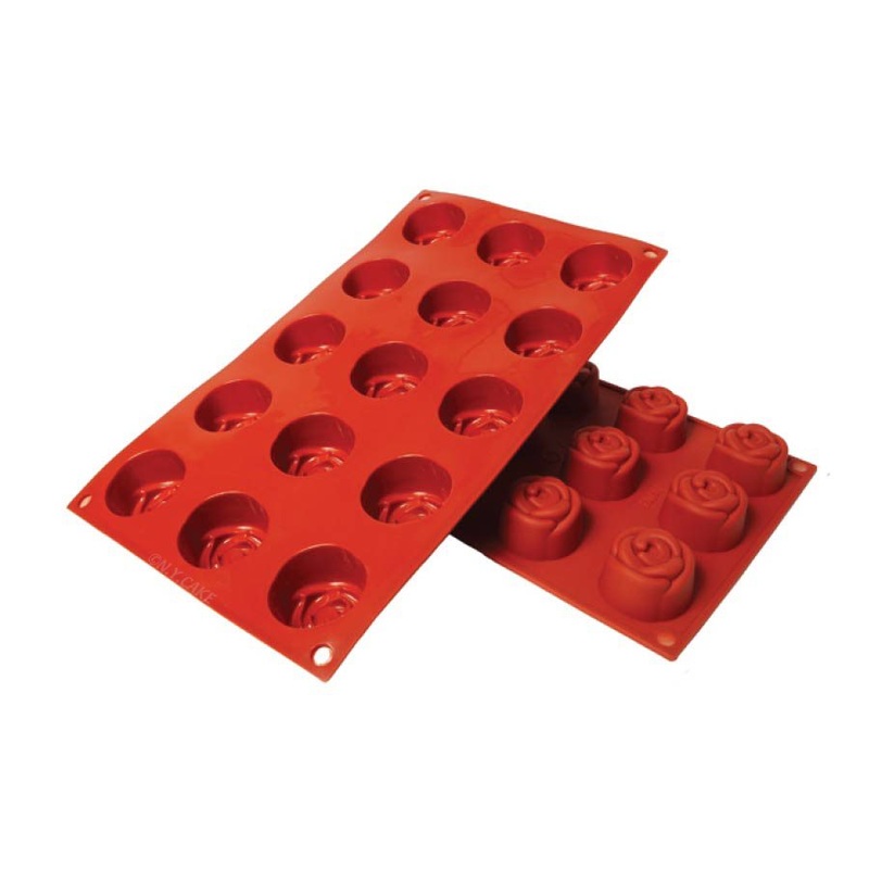 Rose Silicone Baking Mold .8 Ounce