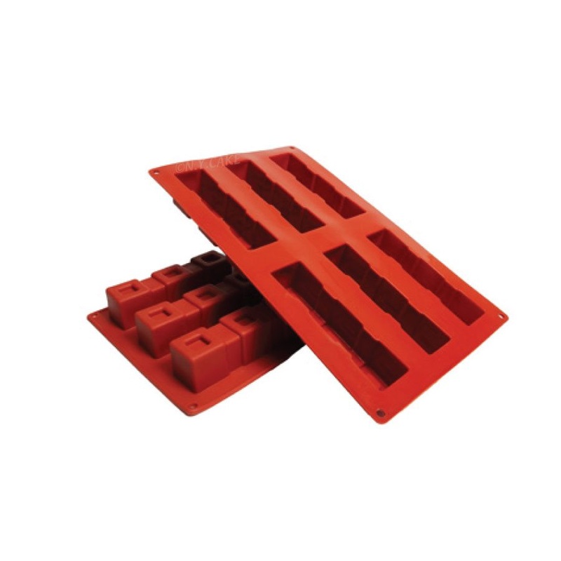 Square Trio Silicone Baking Mold