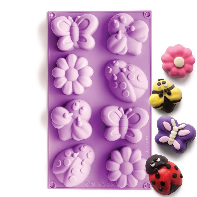 Bee, Butterfly and Daisy Silicone Novelty Bakeware