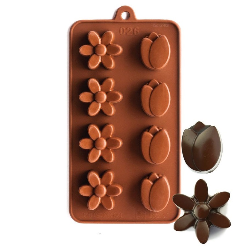 Tulip and Daisy Silicone Chocolate Mold