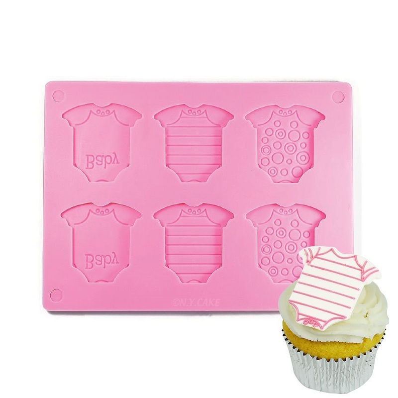 Baby Onesie Silicone Chocolate Mold 2 Piece
