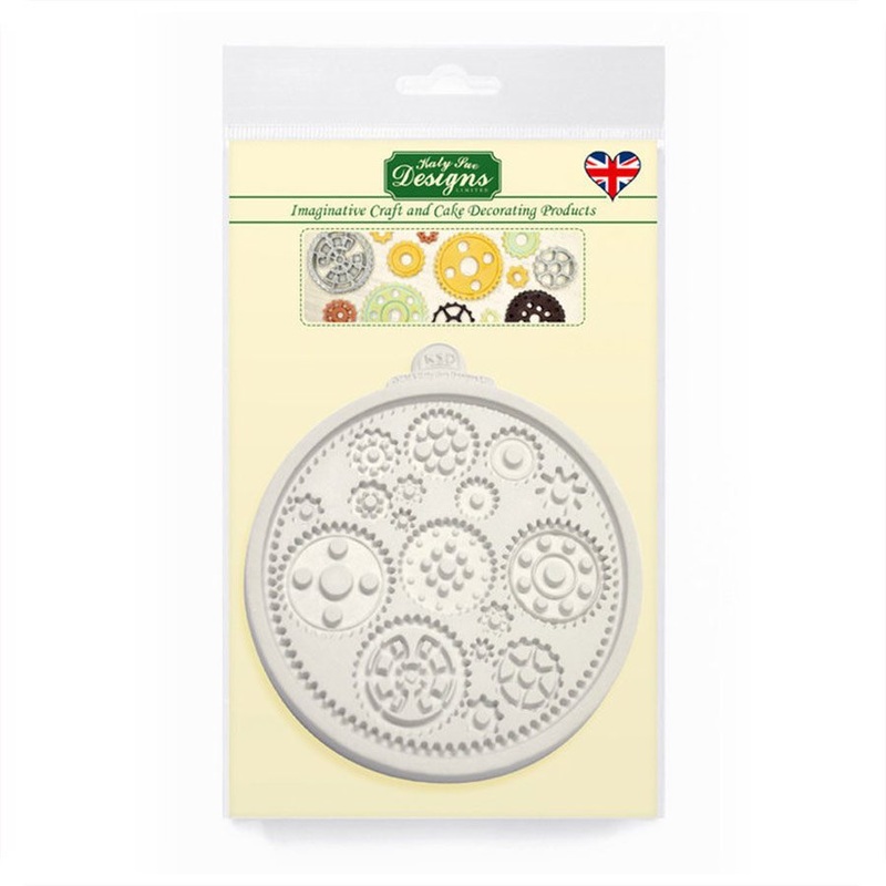 Cogs & Wheels Silicone Mold By Katy Sue