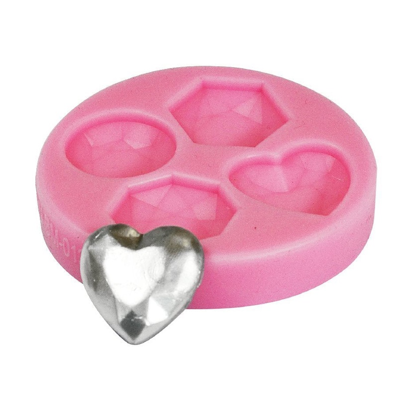 Jewel Shapes Silicone Fondant Mold