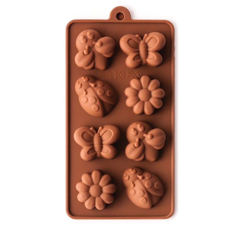 Ladybug, Bee, Butterfly & Daisy Silicone Chocolate Mold