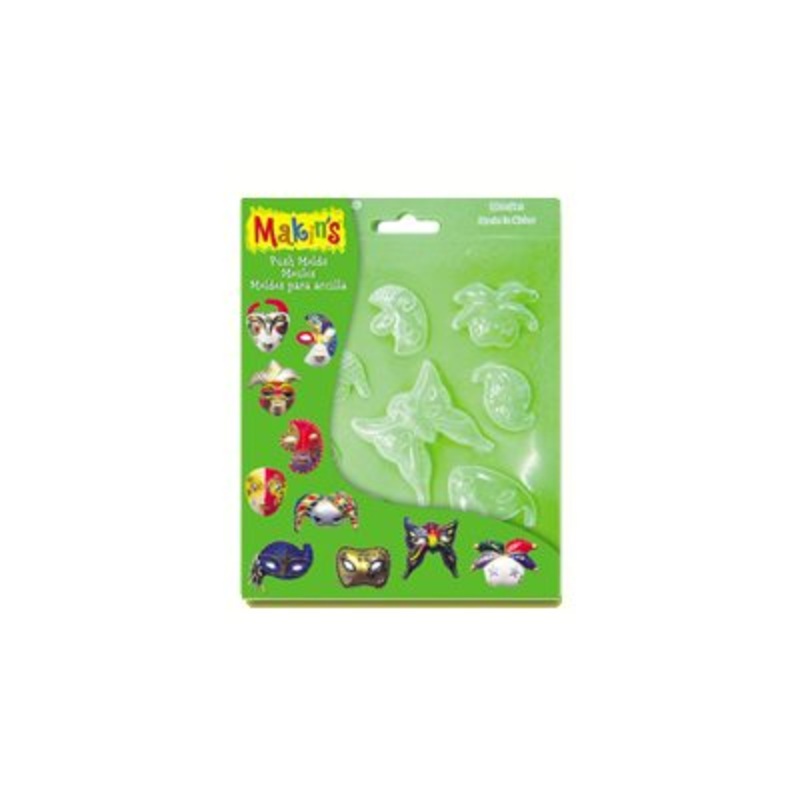 Masks Fondant Push Mold