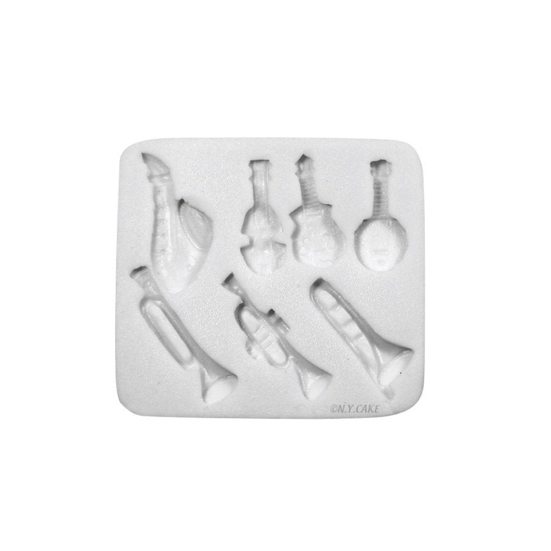 Musical Instruments Silicone Fondant Mold