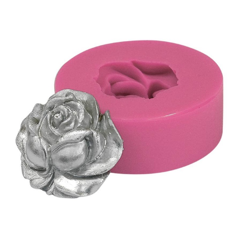 Open Rose Fondant Mold