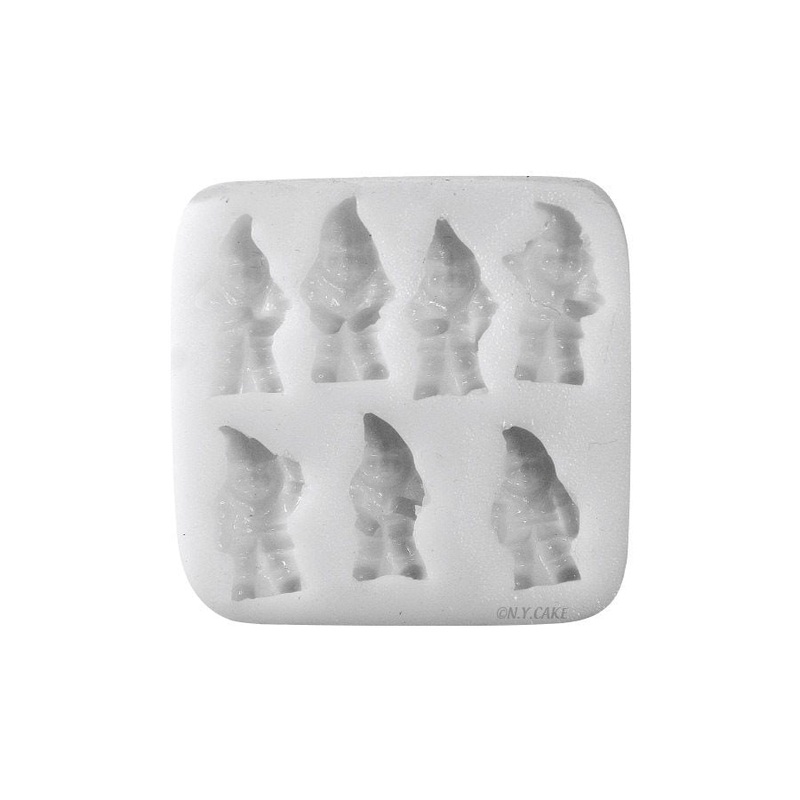 Seven Dwarfs Silicone Fondant Mold